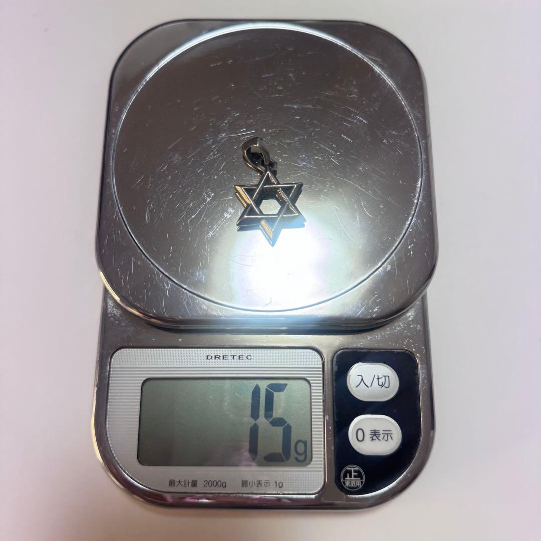 【激レア】クロムハーツ スターオブダビデ ペンダント スモール 正規品 15g