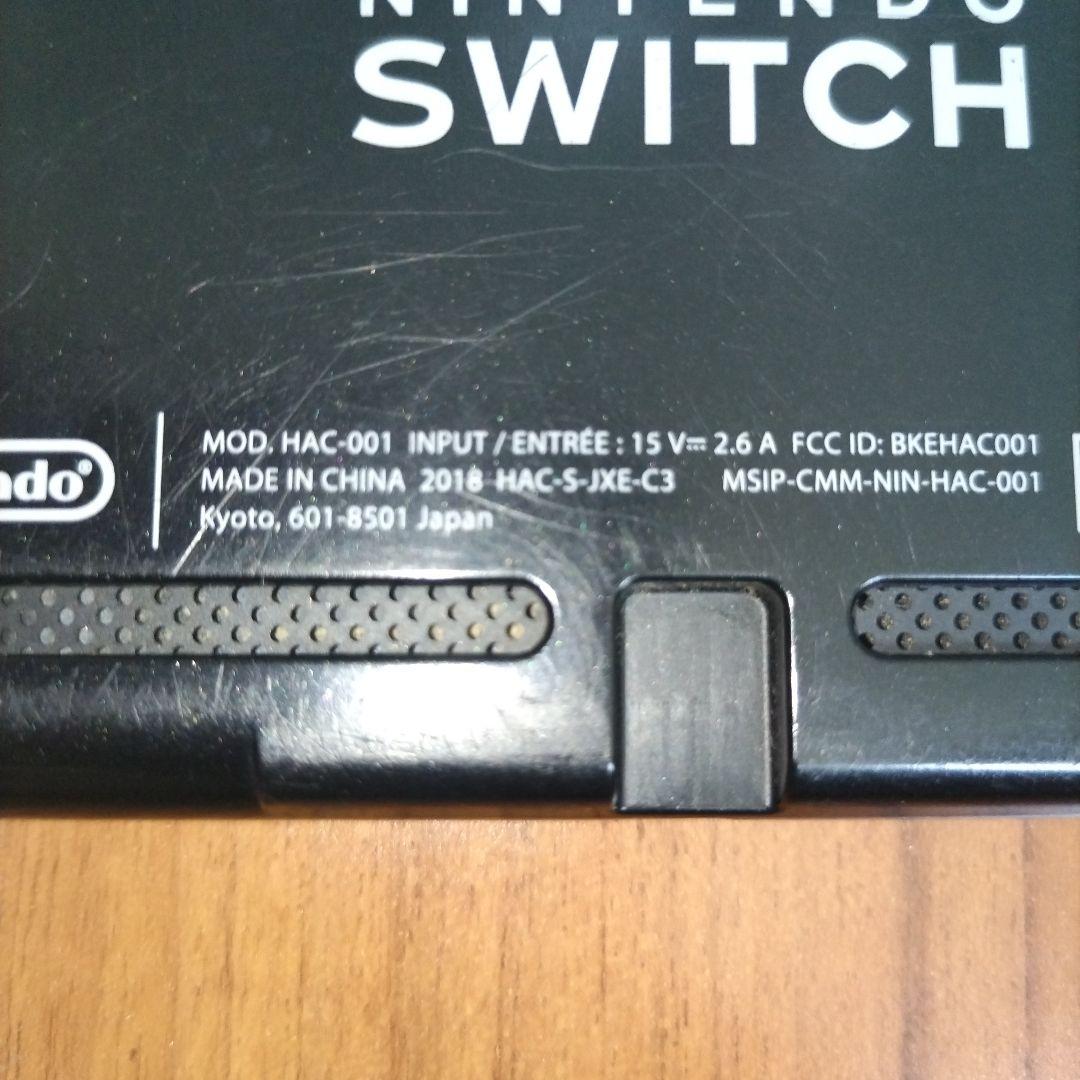 Switch本体のみ18　SNシールなし