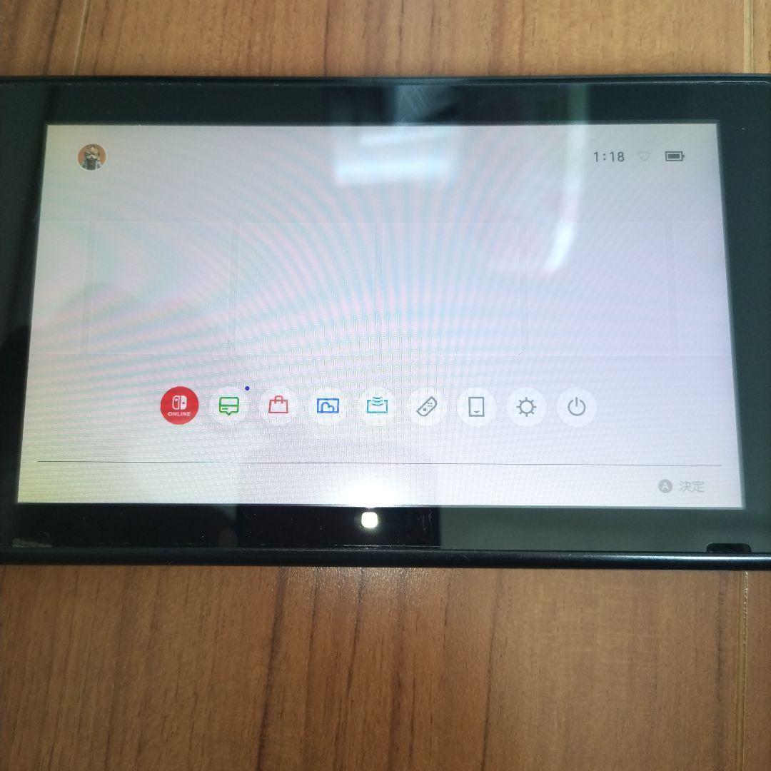 Switch本体のみ18　SNシールなし
