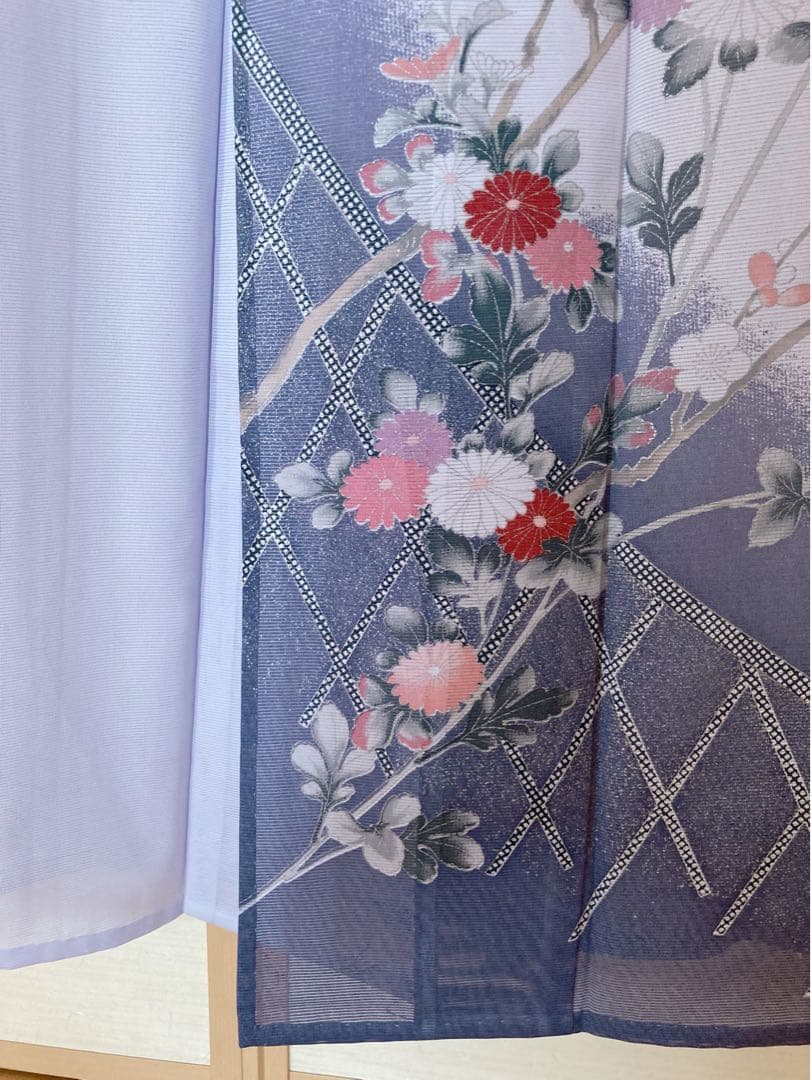 美品　洗える夏着物