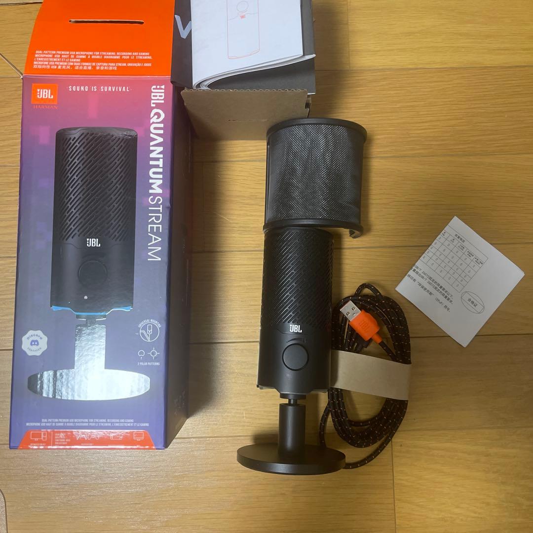 美品 JBL QUANTUM STREAM コンデンサーマイク