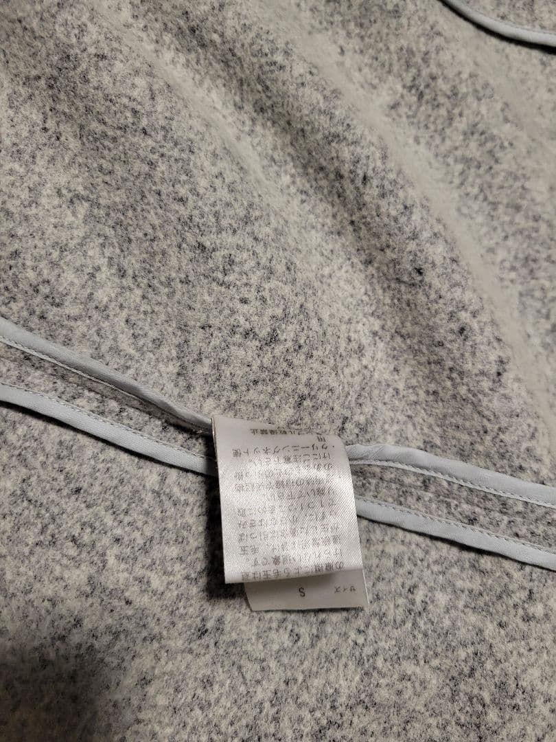 美品。theory グレー ロングコート S