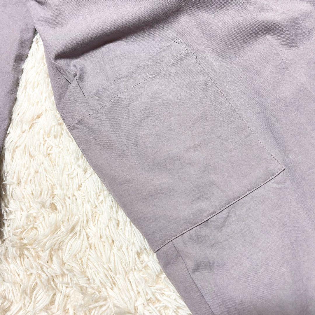 【美品】中川政七商店 日本製 はっぴコート L薄紫