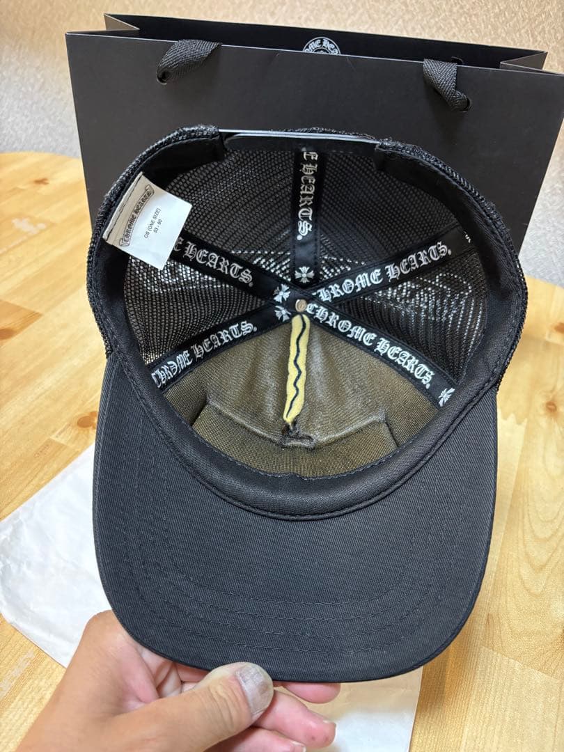 【美品】確実正規品　クロムハーツキャップ　国内正規品　ブラック
