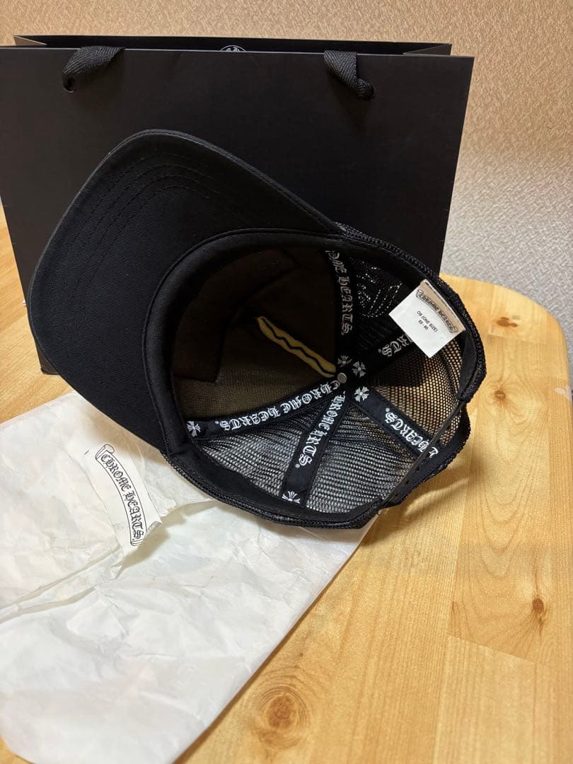 【美品】確実正規品　クロムハーツキャップ　国内正規品　ブラック