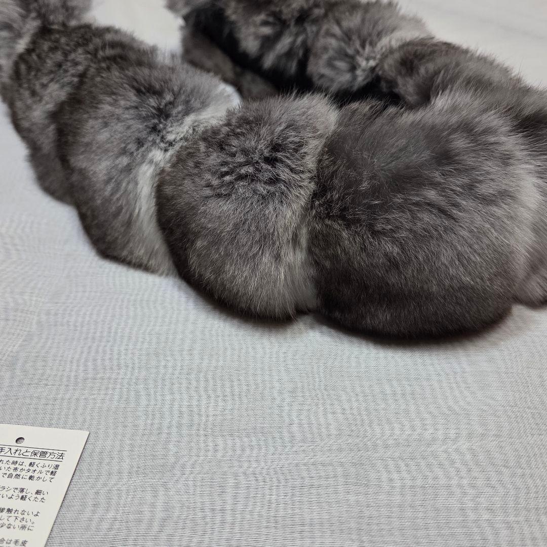 未使用　チンチラ　マフラー