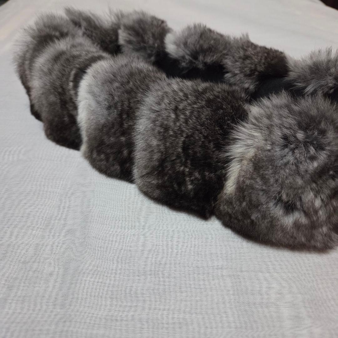 未使用　チンチラ　マフラー