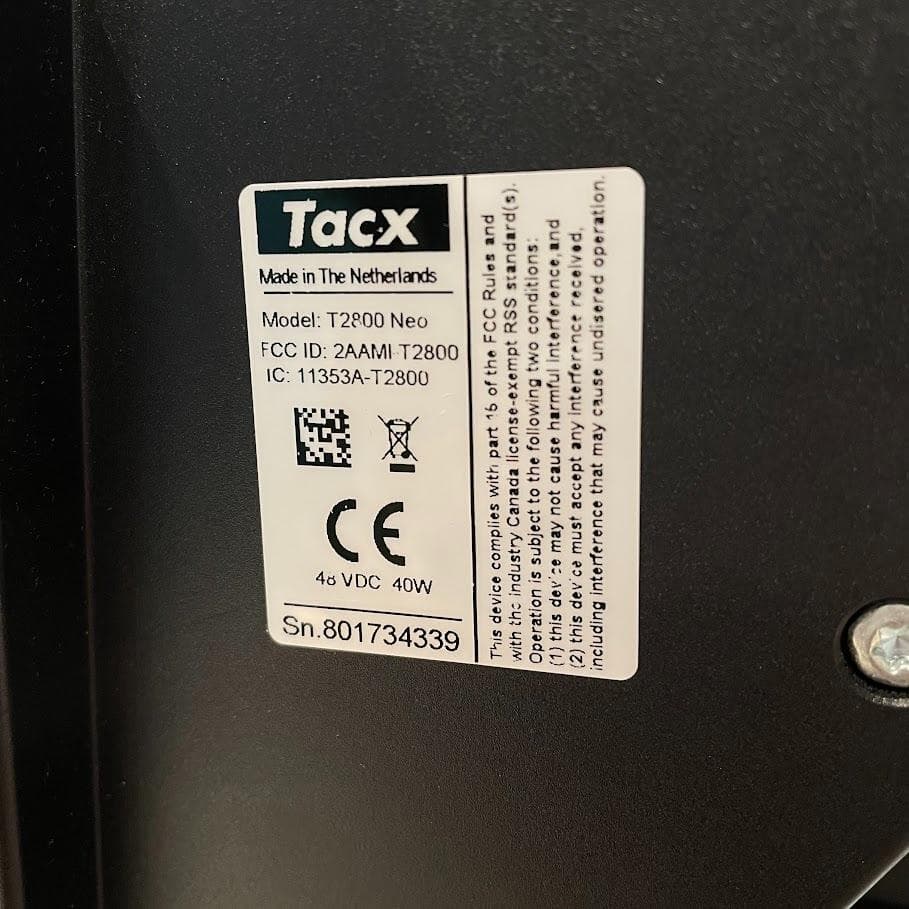 坂*人様 ●TACX● NEO T2800 プロ仕様 スマートトレーナー 専用マ