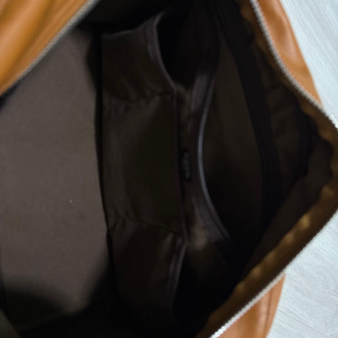 PORTER ブラウンレザーミニボストンバッグ