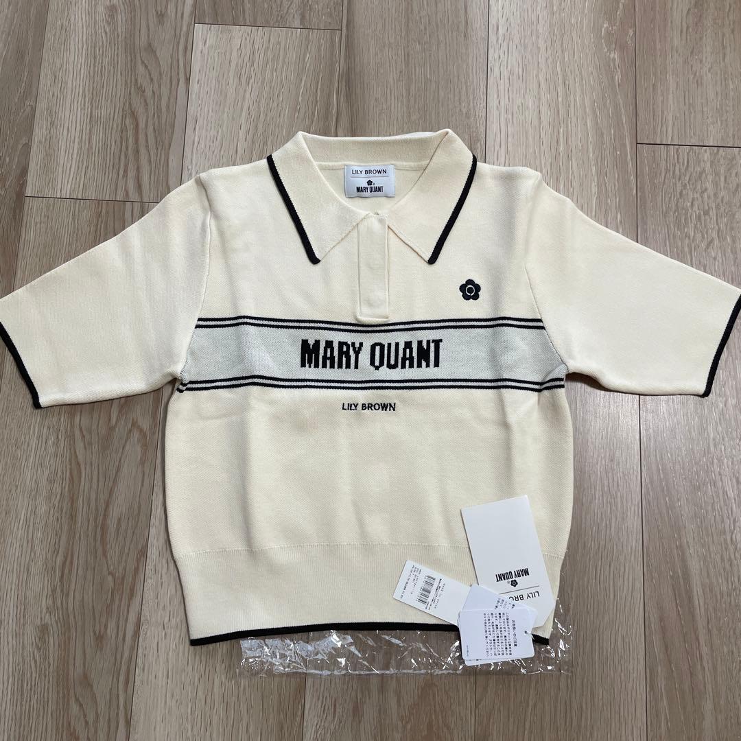 【新品】LILY BROWN × MARY QUANT ポロニットプルオーバー