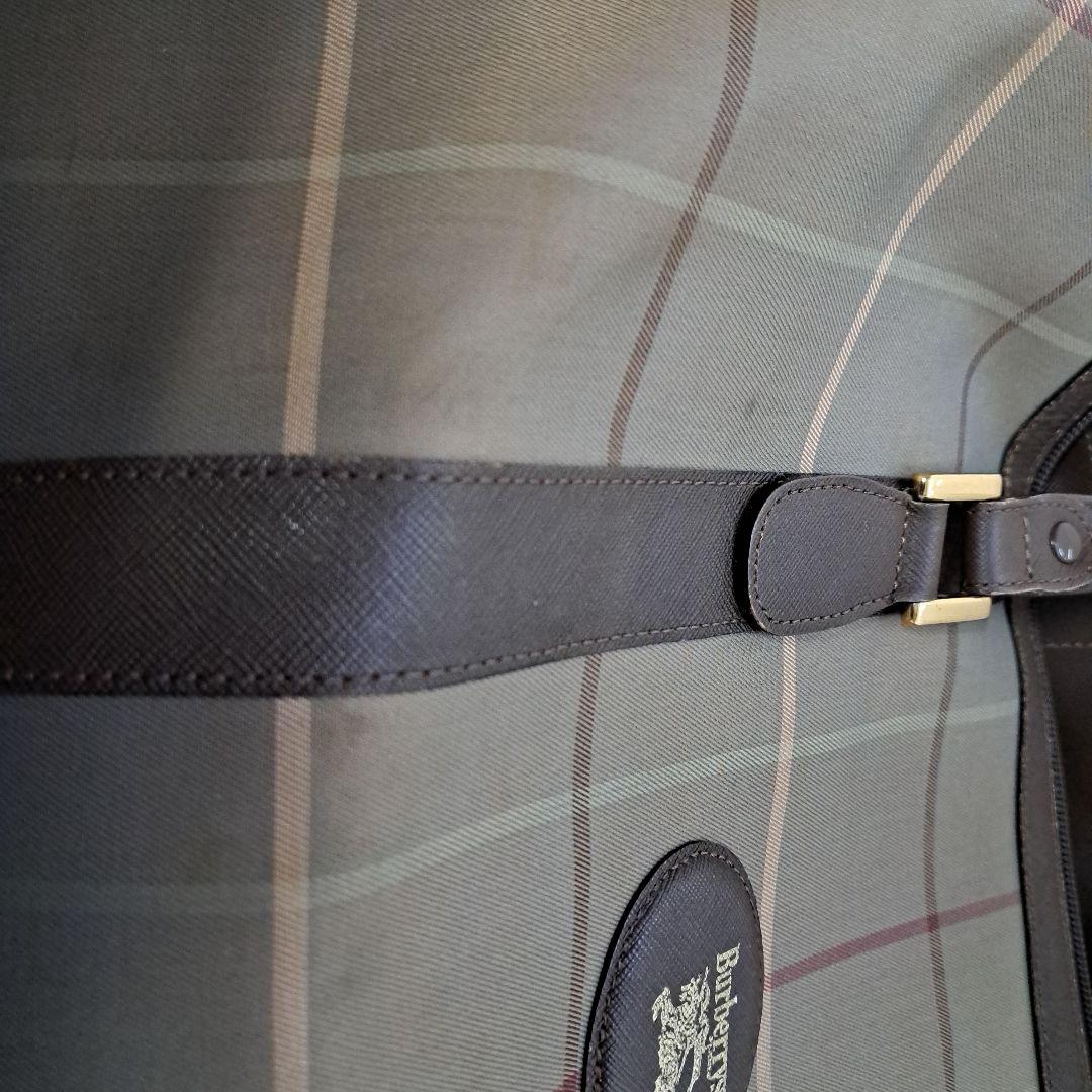BURBERRY　ミニボストンバッグ　オールドバーバリー
