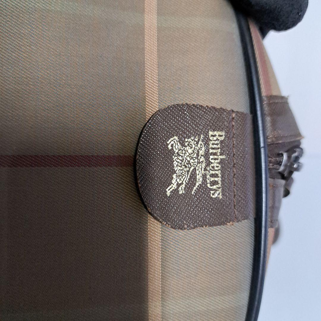 BURBERRY　ミニボストンバッグ　オールドバーバリー