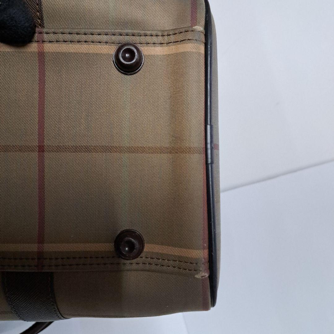 BURBERRY　ミニボストンバッグ　オールドバーバリー