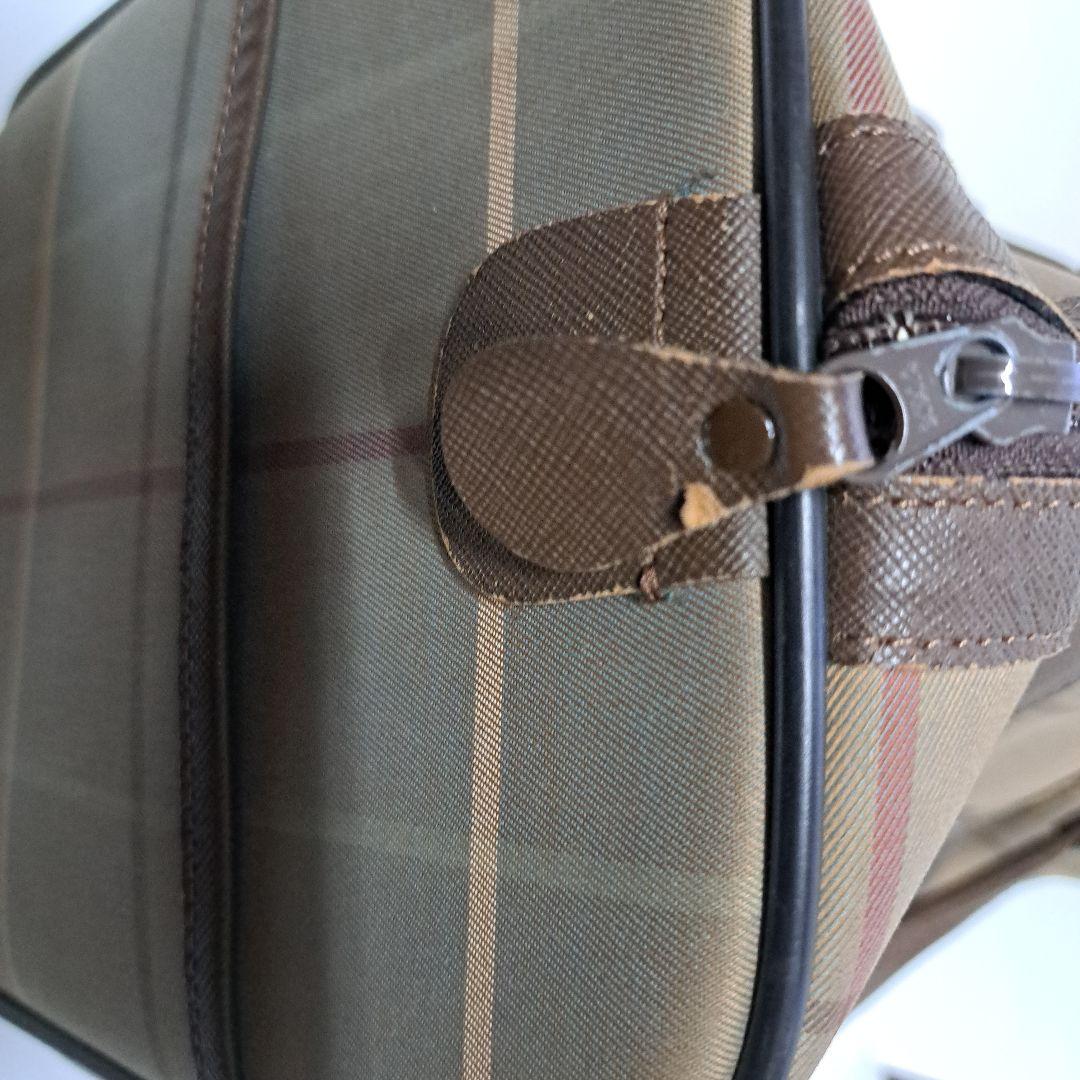 BURBERRY　ミニボストンバッグ　オールドバーバリー