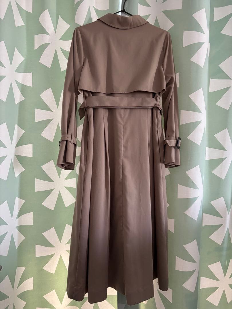 《美品》COHINA とろみ グレージュ トレンチコート