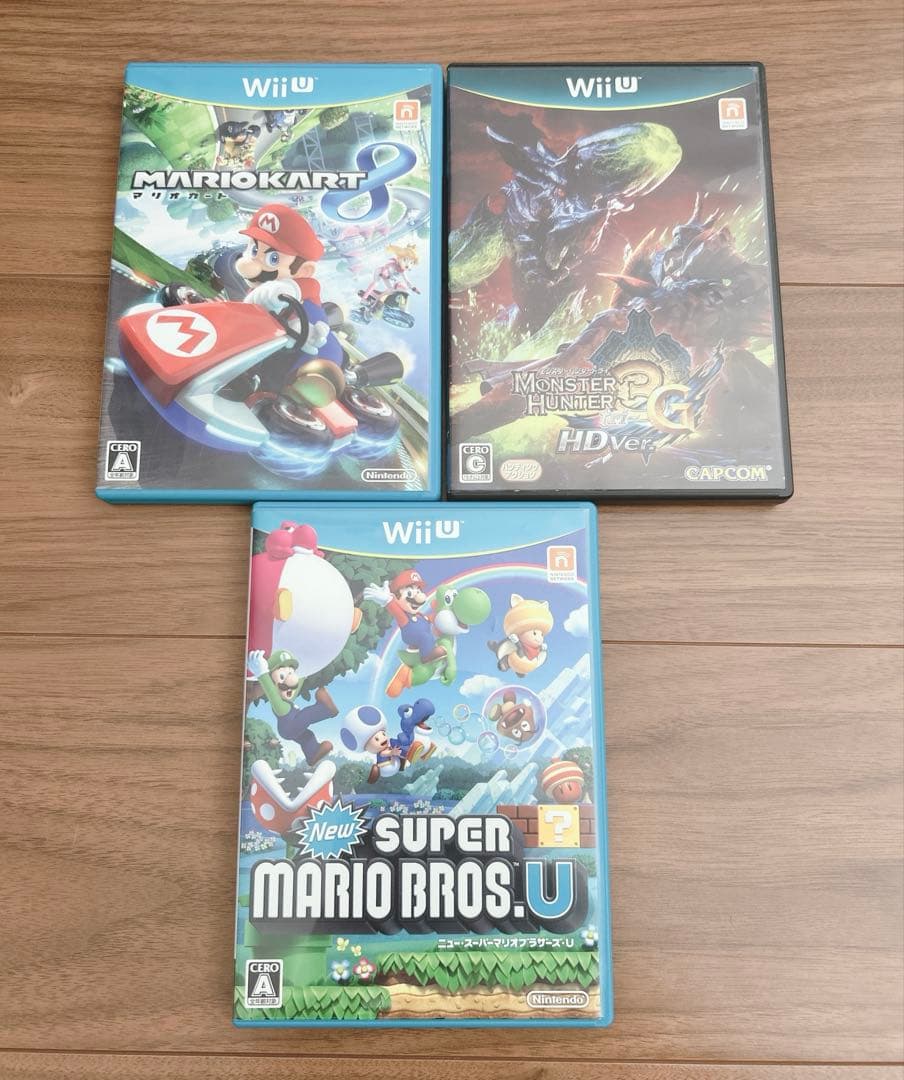 Nintendo Wii U ベーシックセット ソフト付き ★動作確認済み