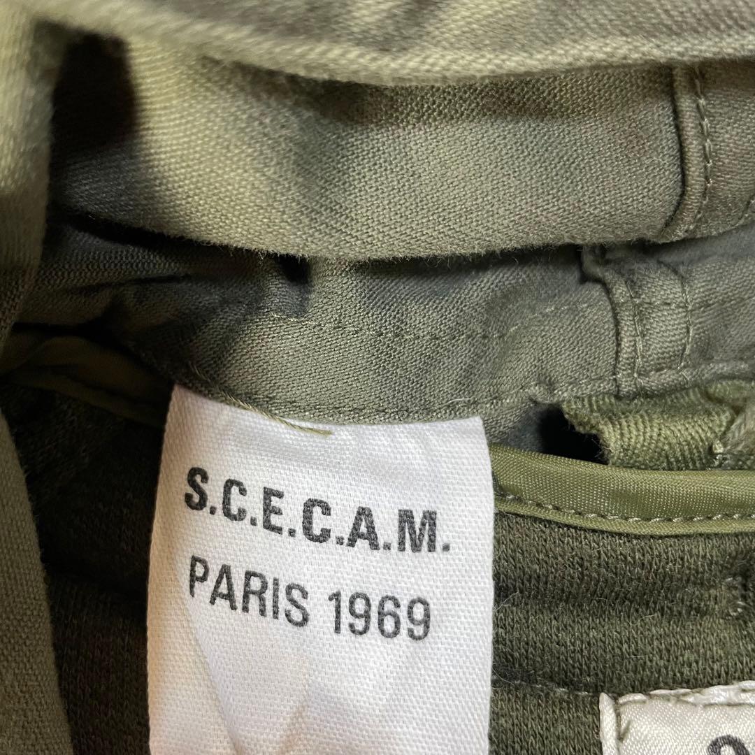 60s 70s M-64 フランス軍 ミリタリーコート ライナー付き