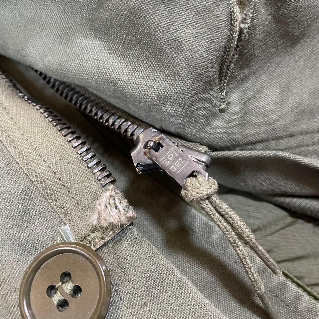 60s 70s M-64 フランス軍 ミリタリーコート ライナー付き