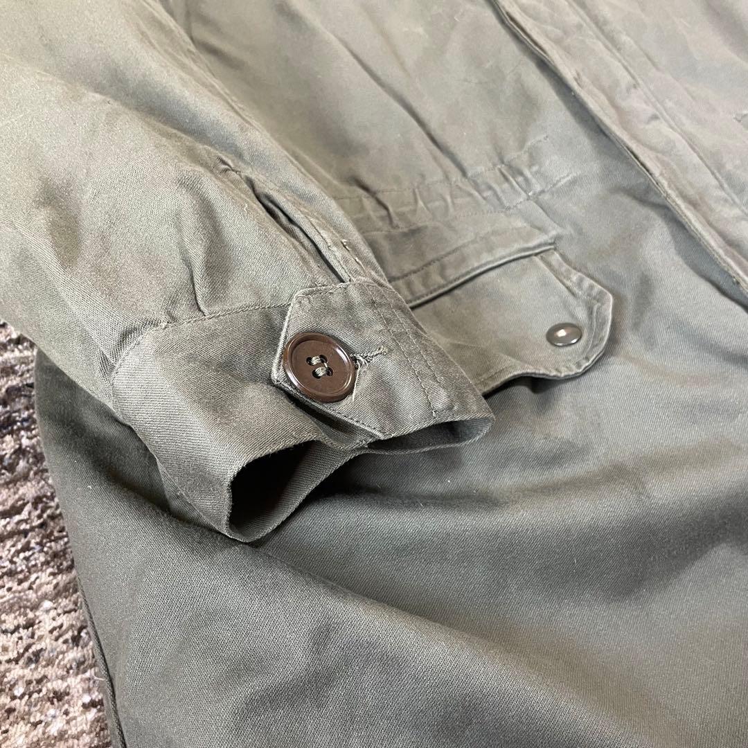 60s 70s M-64 フランス軍 ミリタリーコート ライナー付き