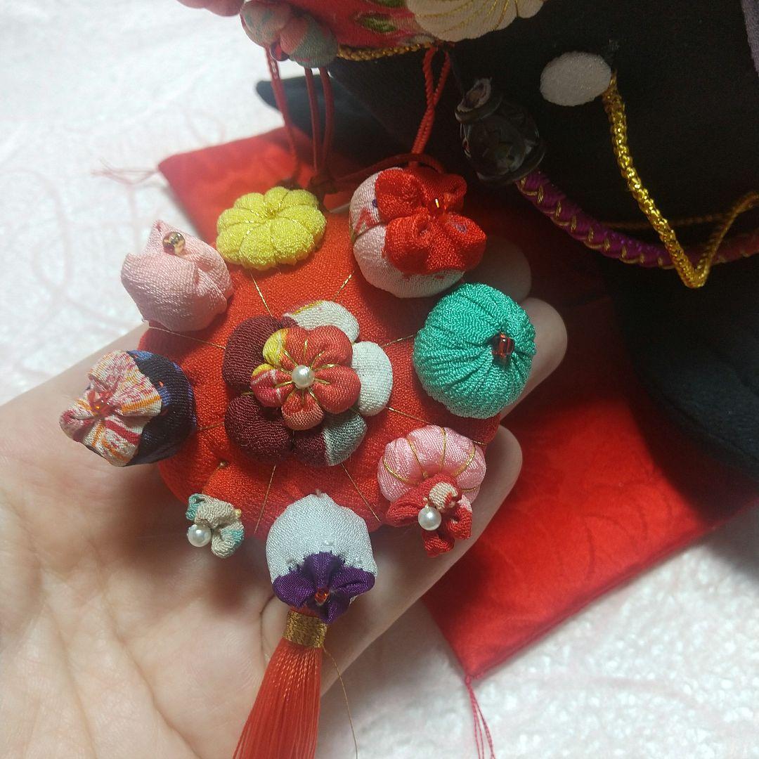 ちりめん細工 鯉と童