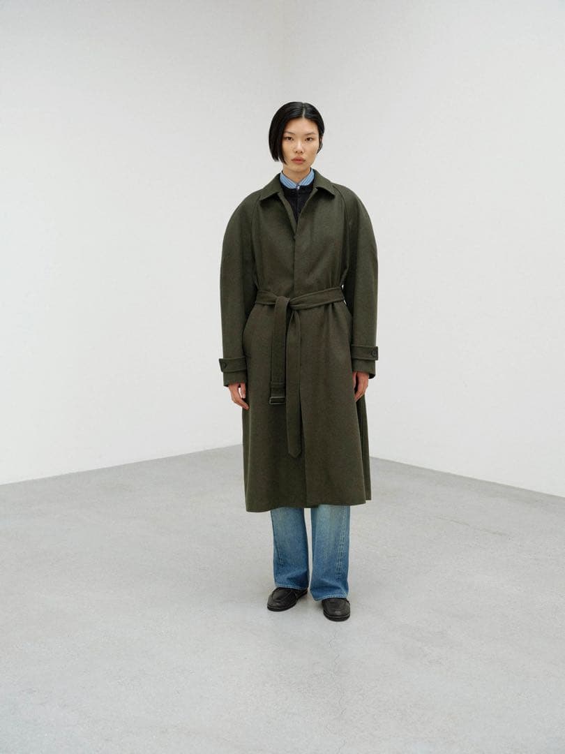 新品 AURALEE 25AW BABY CAMEL FLANNEL COAT