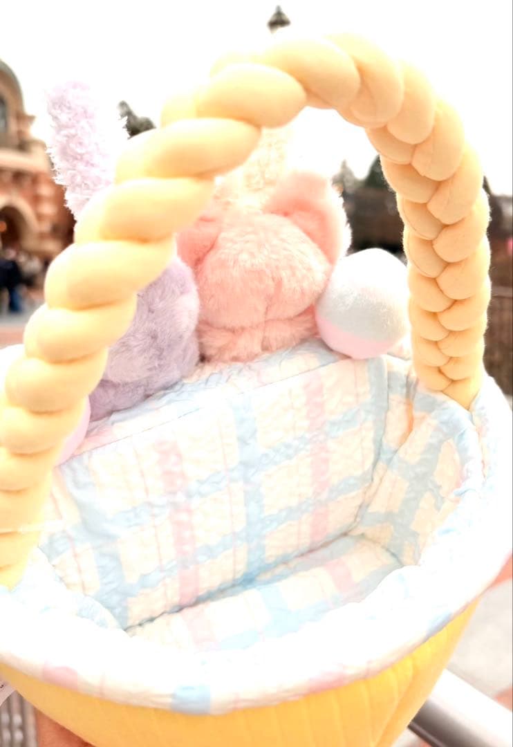 まーな　イースター　リーナベルとステラルー　ぬいぐるみ籠1517
