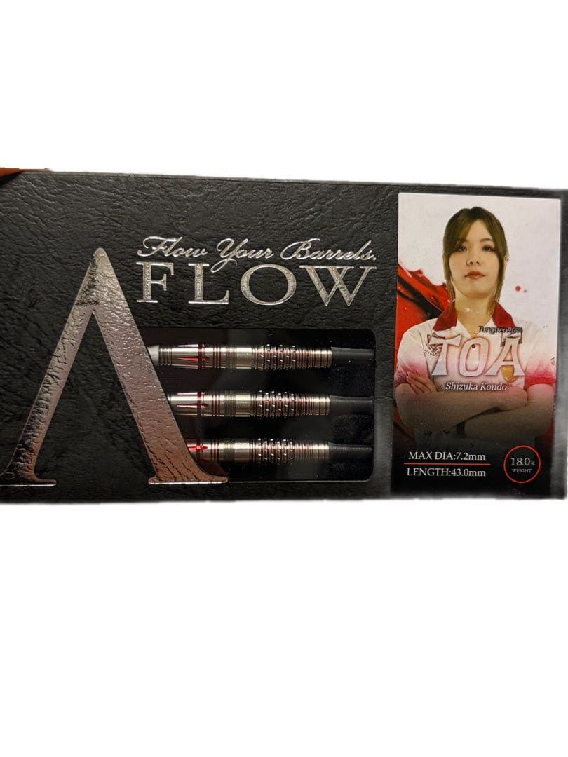 ダーツバレル:A-FLOW DYNASTY TOA 近藤静香モデル(美品)