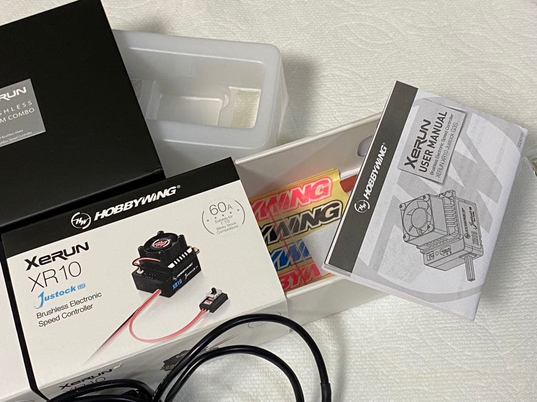 ホビーウィングXR10 Justock G3S& 17.5T （美品）