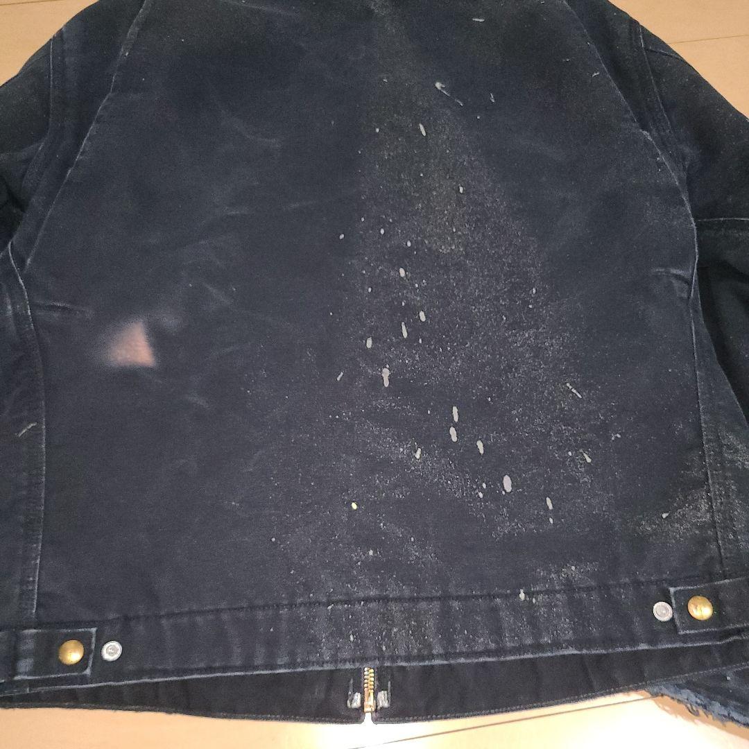 神フェード　Carhartt　デトロイトジャケット　ブラック　L