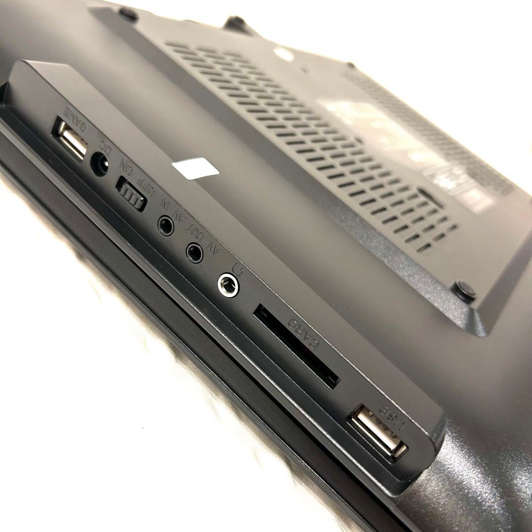 【極上美品】車内電源可能！15.6インチDVDポータブルプレーヤー持ち運びに便利