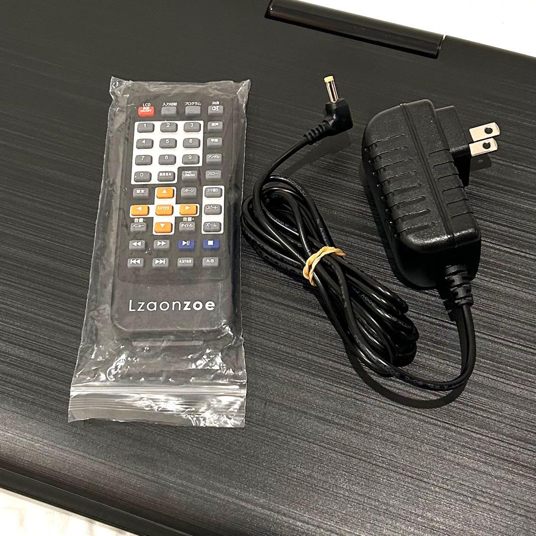 【極上美品】車内電源可能！15.6インチDVDポータブルプレーヤー持ち運びに便利