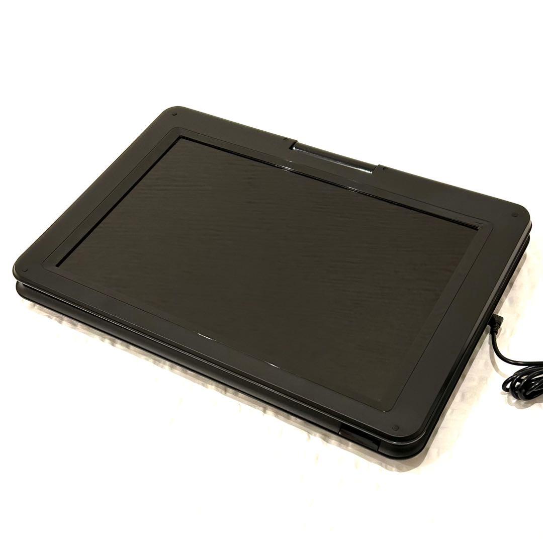 【極上美品】車内電源可能！15.6インチDVDポータブルプレーヤー持ち運びに便利