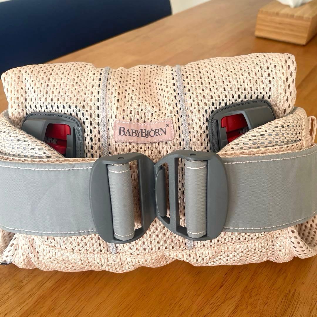 ●美品●BABYBJÖRN ベビーキャリア　ONEKAI Air パーリーピンク