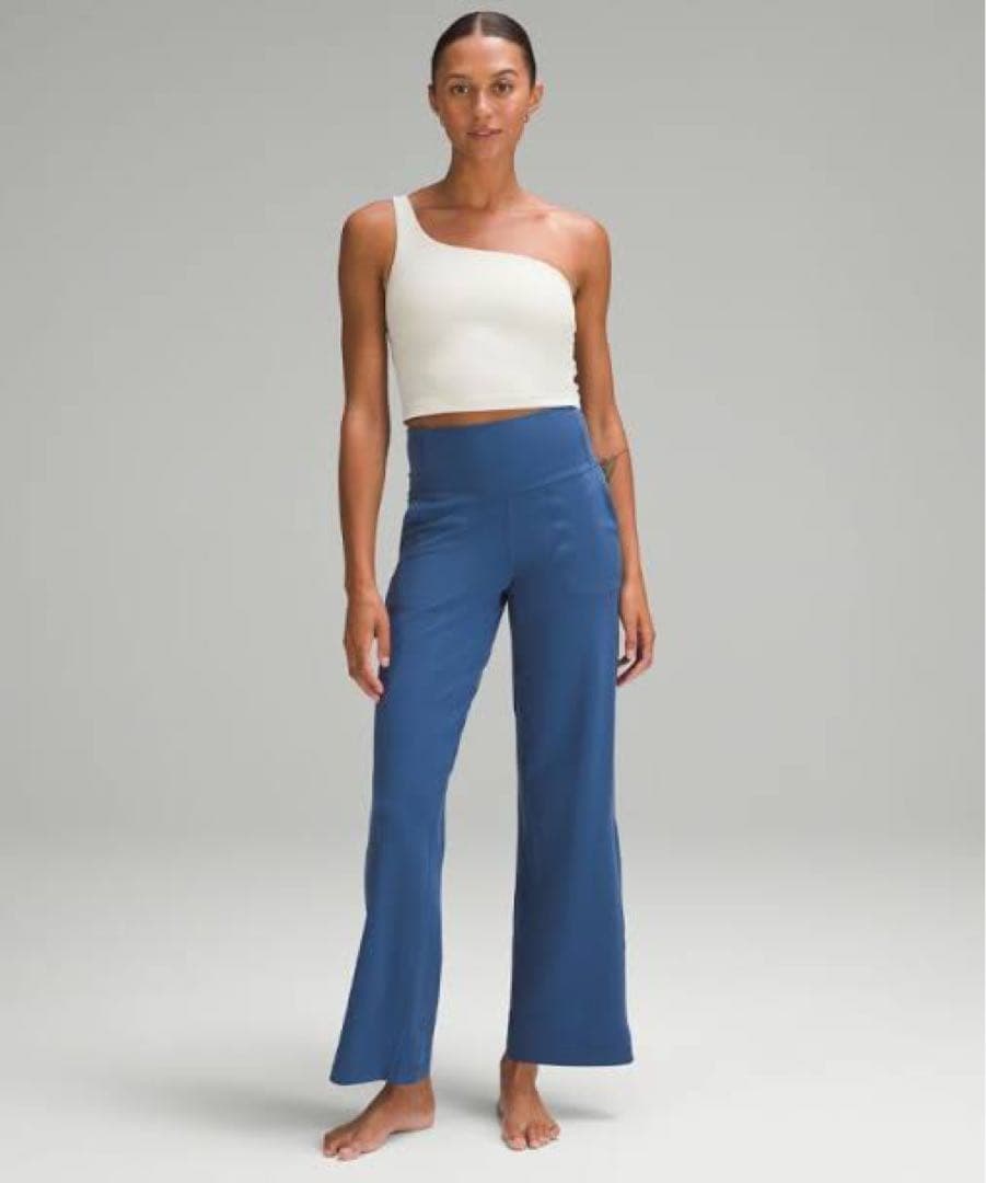 【新品タグ付】 lululemon リブNuluアシンメトリータンクトップ　８番
