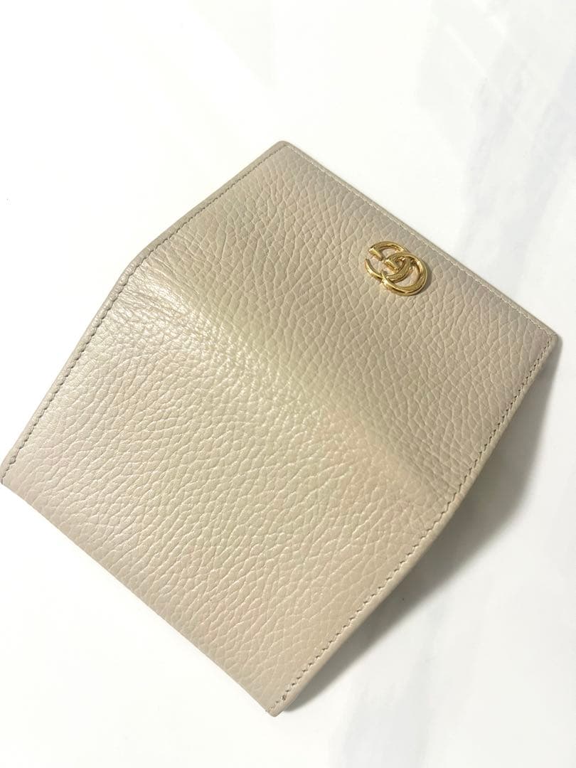 GUCCI ベージュ 名刺入れ 箱・袋付き