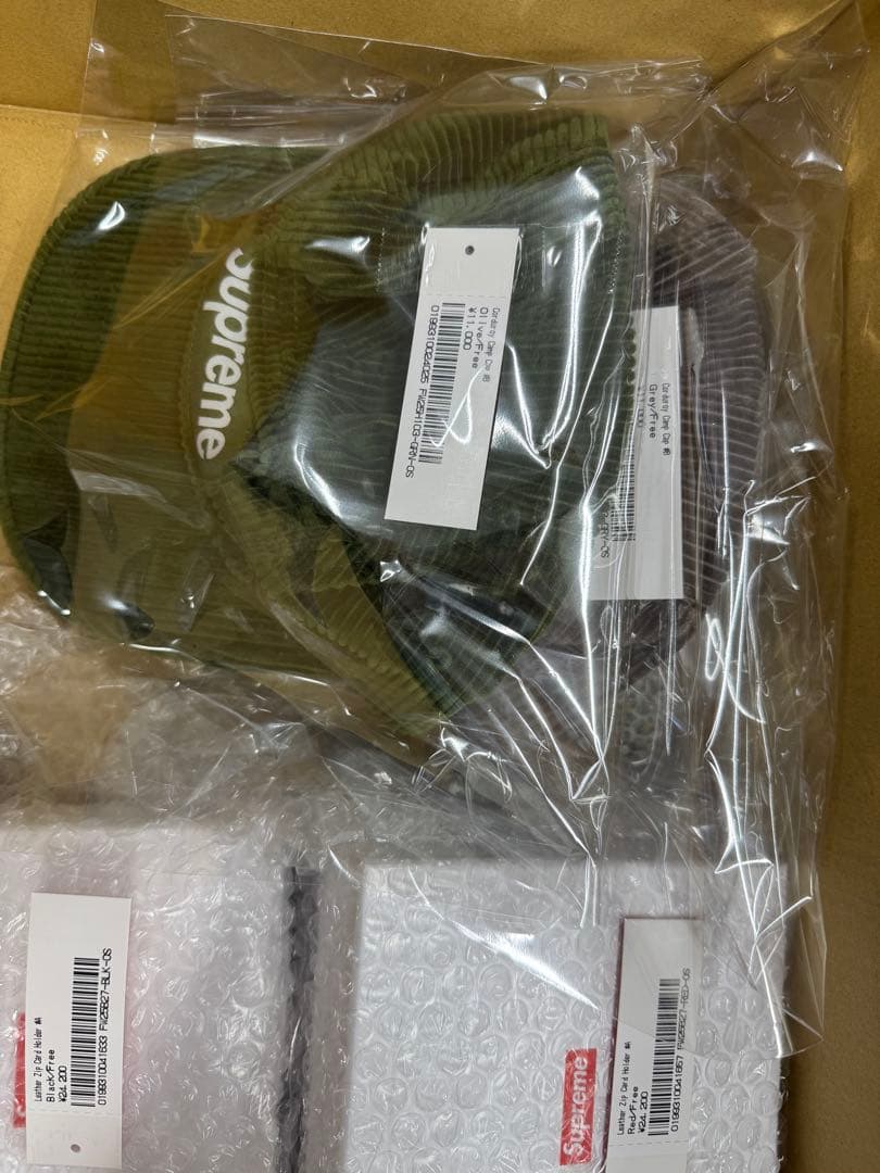 帽子 Supreme Corduroy Camp Cap \"Olive\"