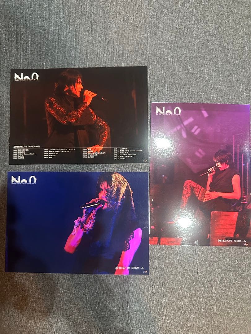 BUCK-TICK No.0 NHKホール　櫻井敦司　メモカぴあ　3枚②
