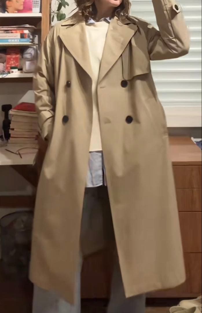 美品　ZARA トレンチコート