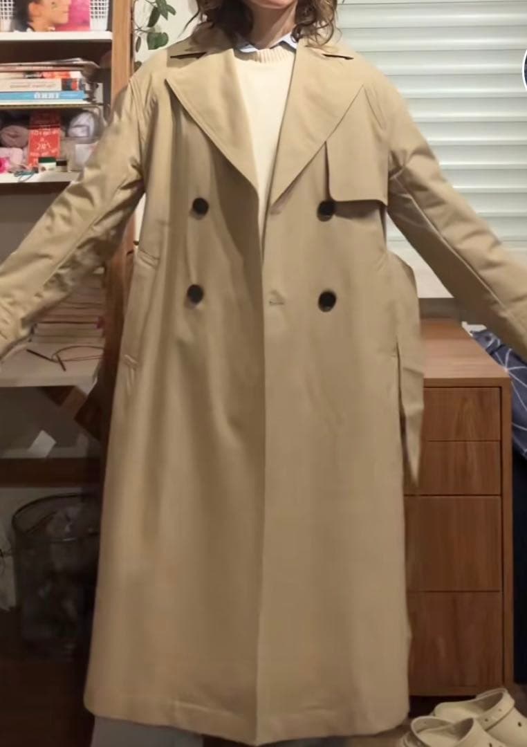 美品　ZARA トレンチコート