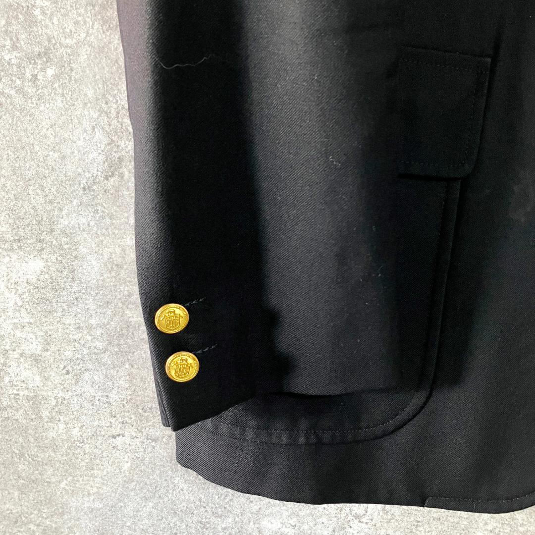 J.PRESS　紺ブレ ブレザー　ブラック　金ボタン　シングル　無地　シンプル