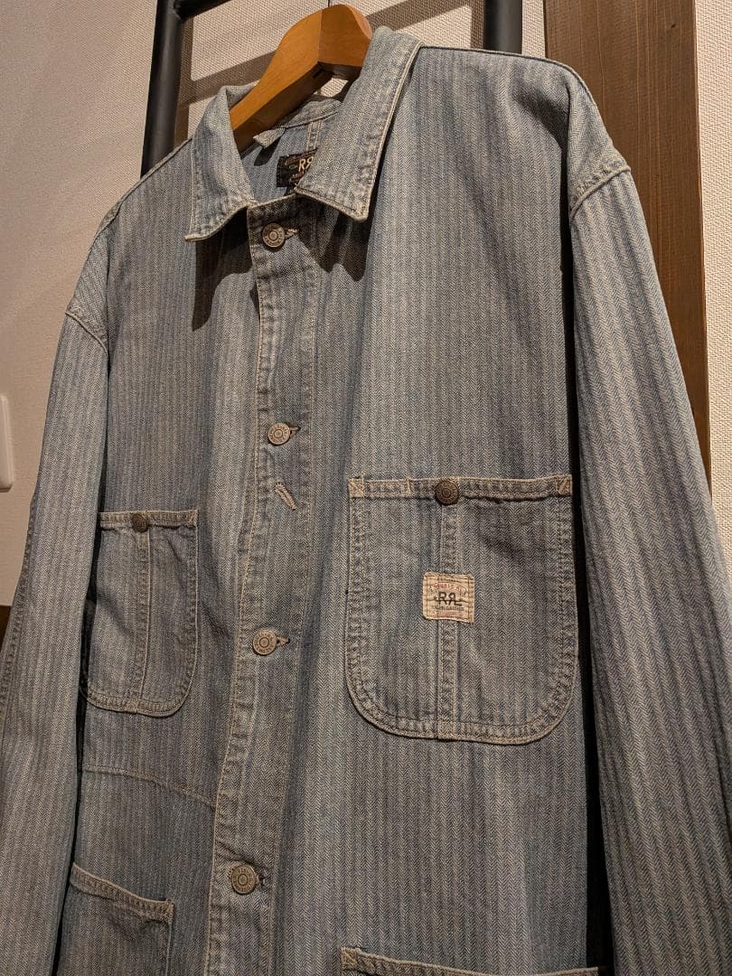 RRL デニム カバーオール ヘリンボーン