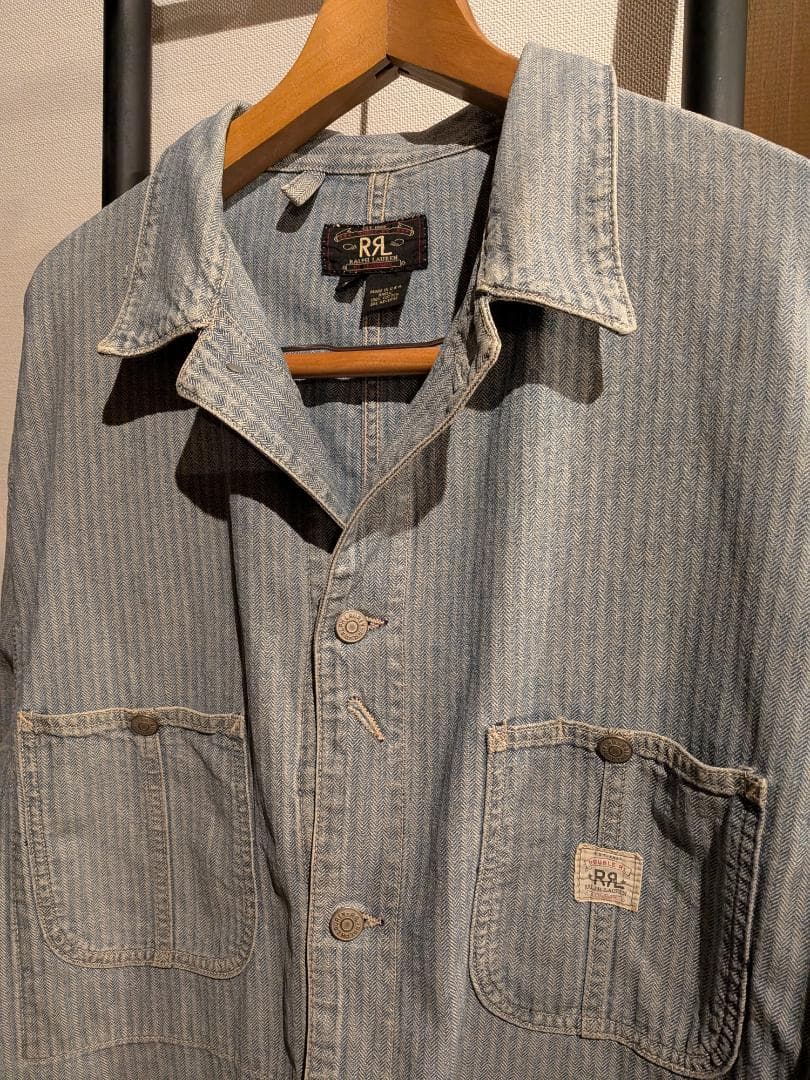 RRL デニム カバーオール ヘリンボーン