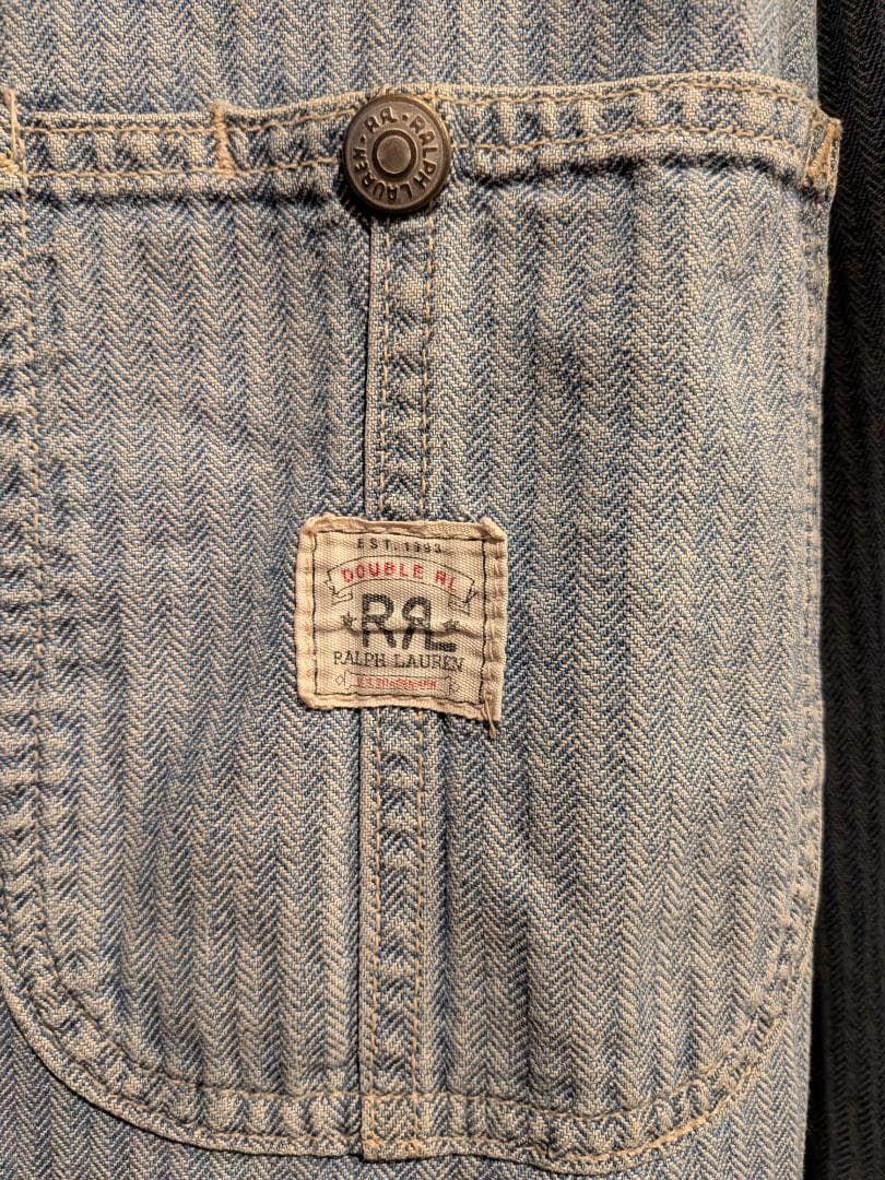 RRL デニム カバーオール ヘリンボーン