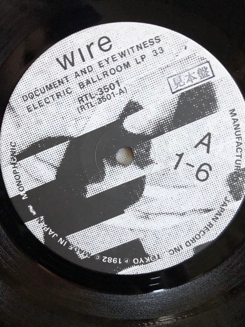 WIRE LIVE DOCUMENT AND EYEWITNESS 日本見本盤