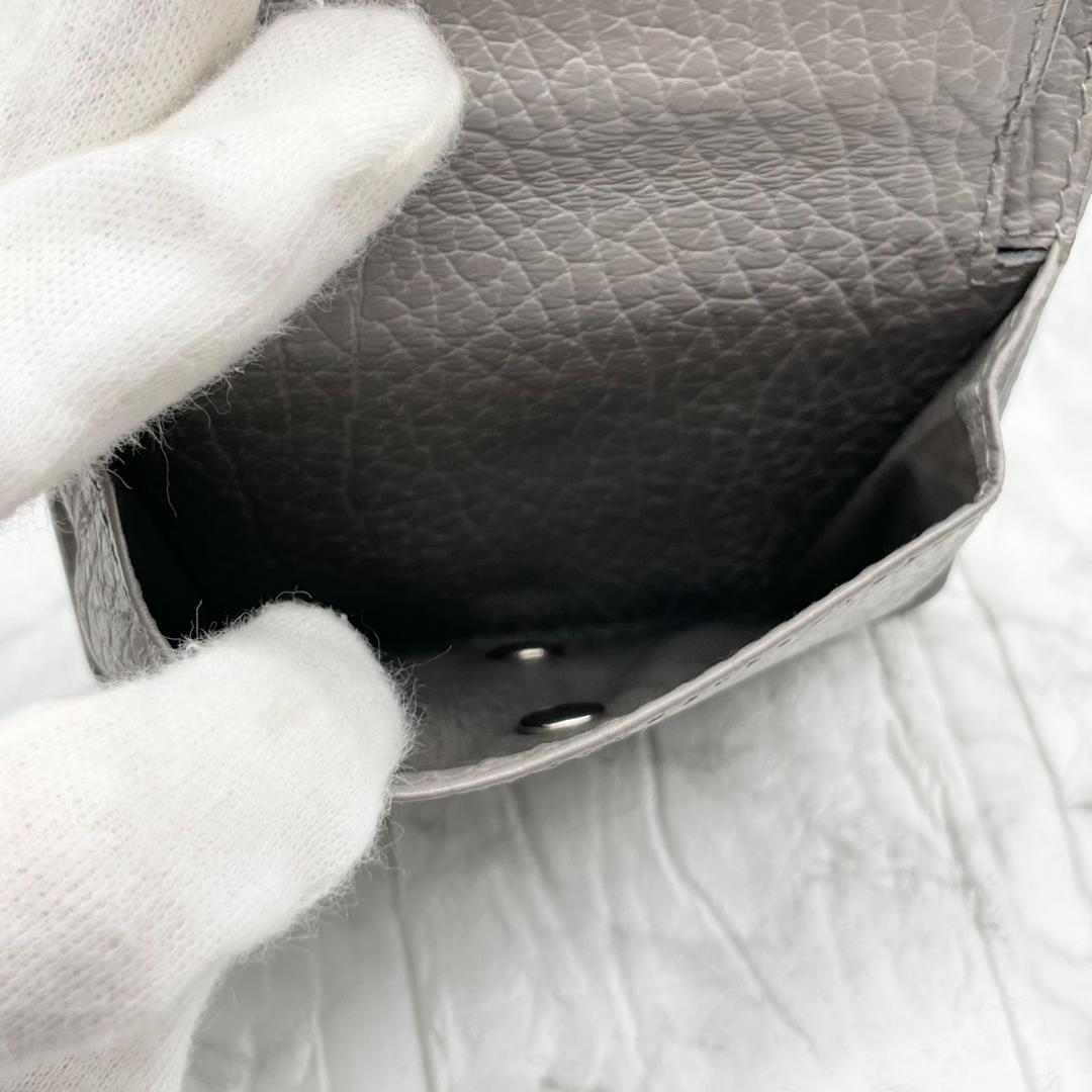 美品✨MaisonMargiela バイフォールド 二つ折り財布　グレー