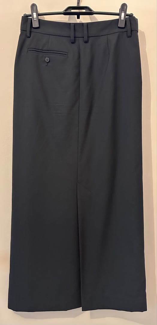 LOEFF ロエフ テイラードマキシスカート ブラック
