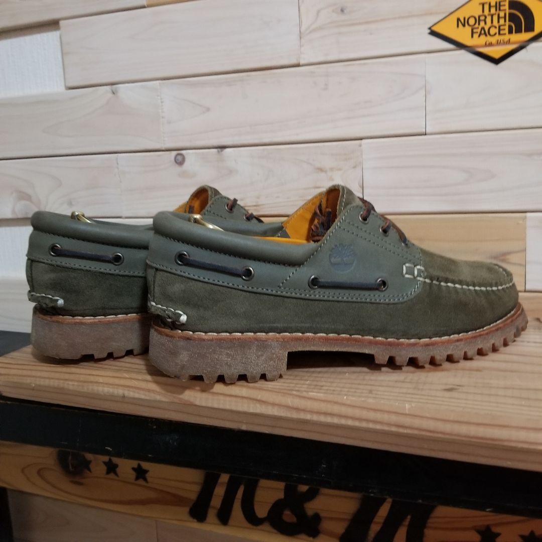 美品　Timberland ティンバーランド 3eye スリーアイ 26 カーキ