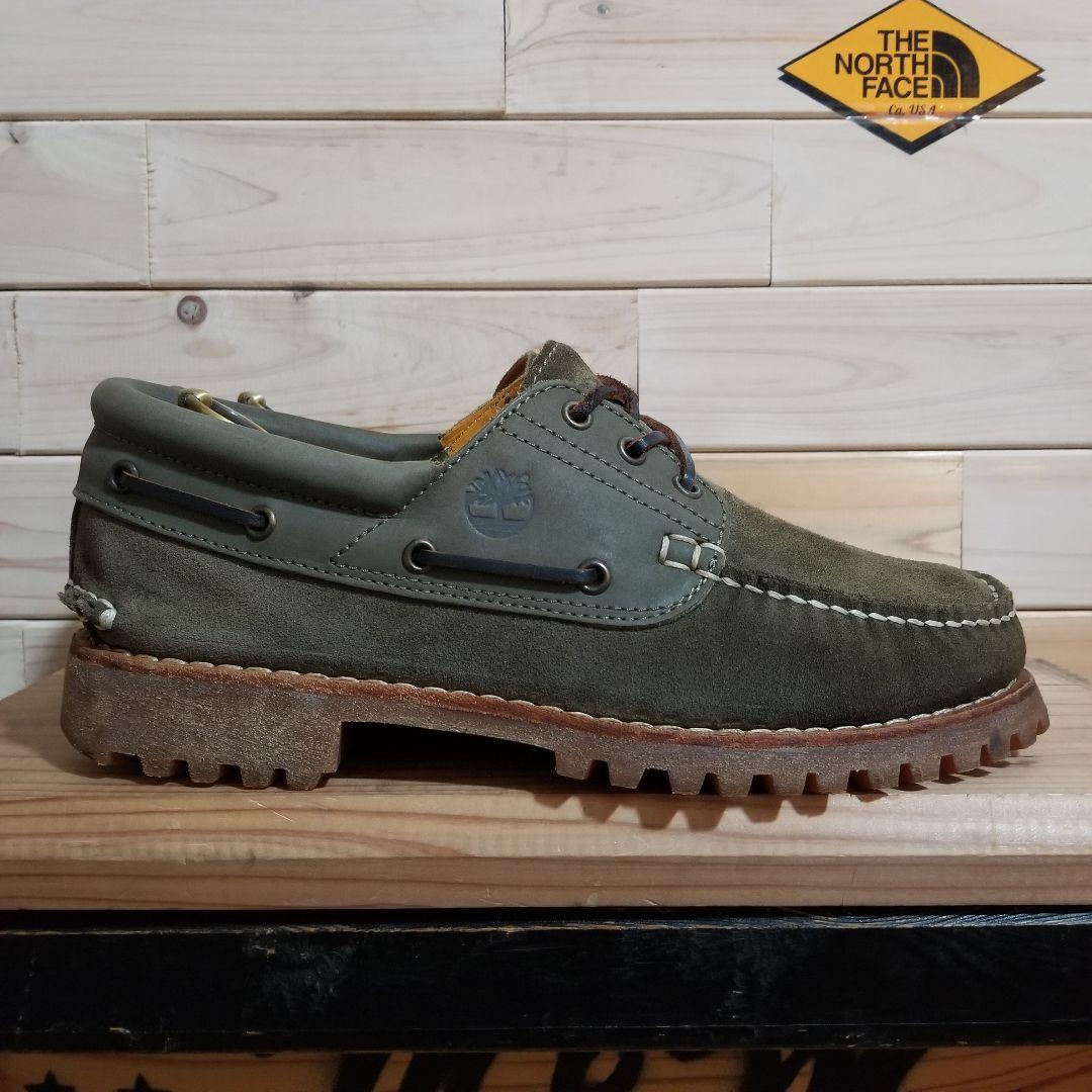 美品　Timberland ティンバーランド 3eye スリーアイ 26 カーキ