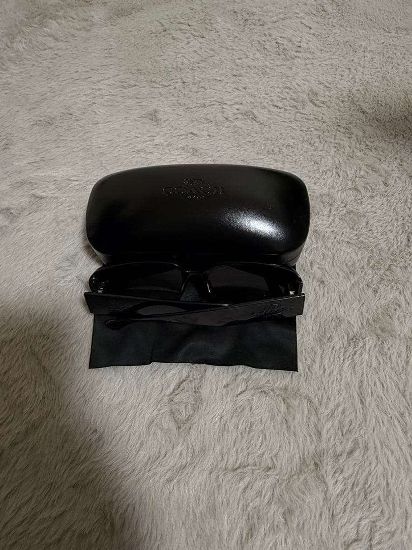 COACH ブラック サングラス ケース付き