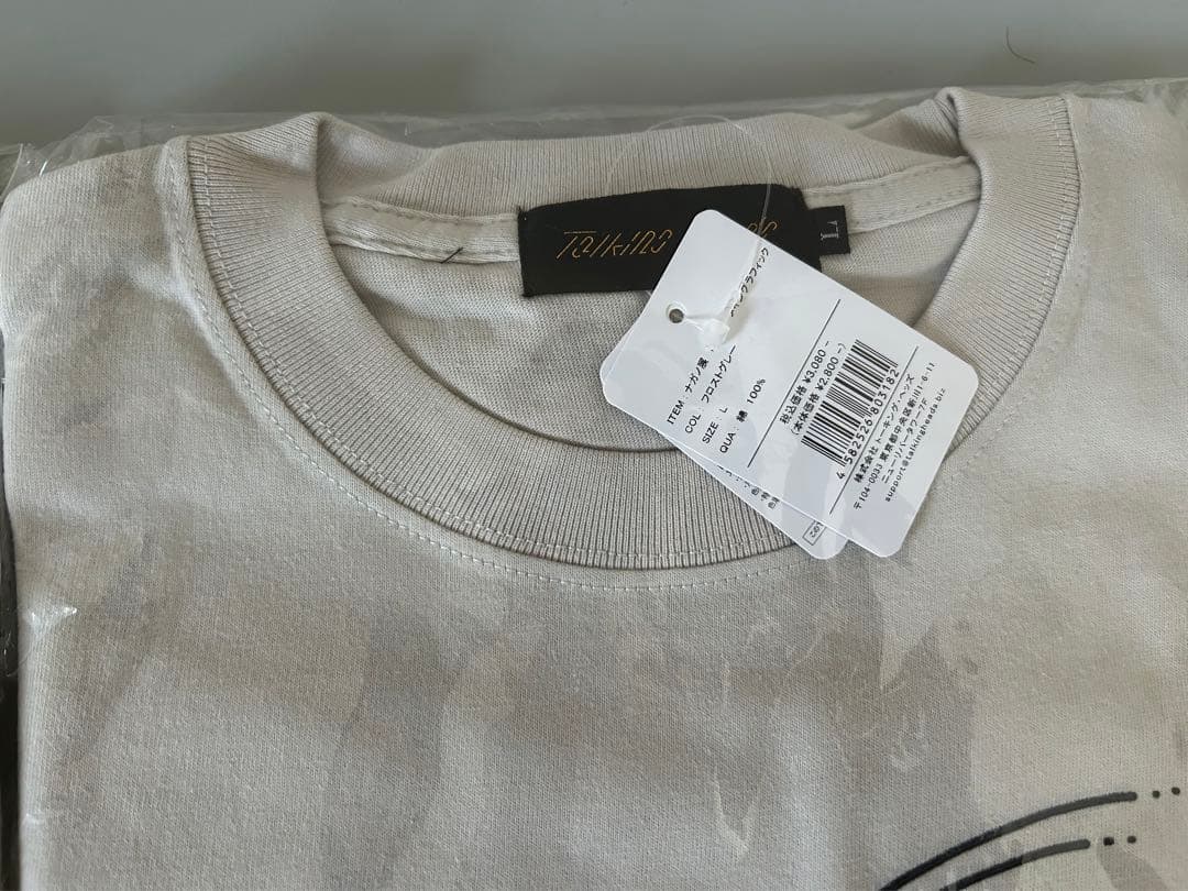 ナガノ展 Tシャツ メイングラフィック フロストグレー